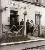 Ze života na železnici v době páry