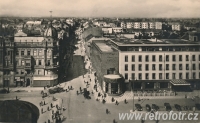 Hlavní třída v Pardubicích v průběhu let