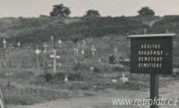 Vypálené Lidice v roce 1947