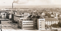 Pardubice na snímku z třicátých let