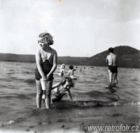 Máchovo jezero v roce 1955
