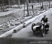 Oprava krajnice autostrády