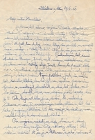 Dopis zmiňující sovětskou okupaci 1968