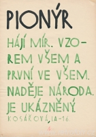 Pionýr, hájí mír