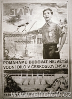 Budování slapské přehrady