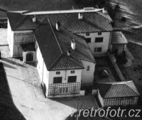 Vila prezidenta Beneše z výšky