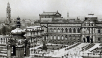 Drážďanský Zwinger před bombardováním