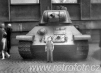 Focení s tankem T 34