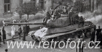 Tankisté Rudé armády v Hlinsku