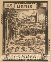 Kunětická hora na ex libris