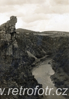Skalní útvar nad Sázavou